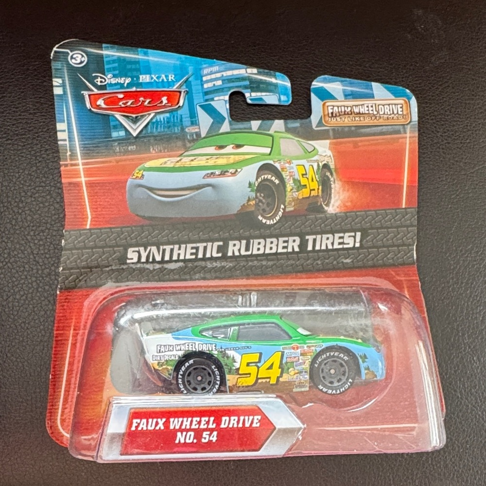 Cars Faux Wheel Drive No. 54 Toy Car - Green